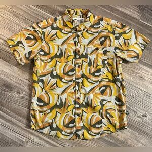 HOWLER BROTHERS MENS MANSFIELD BUTTON UP SHIRT SIZE M